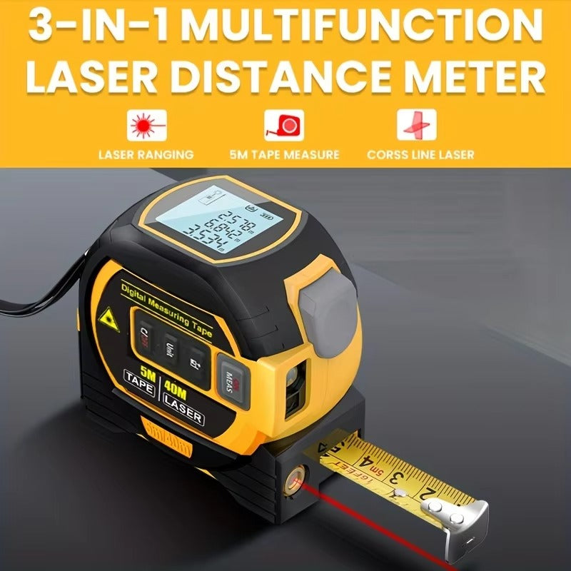 3-i-1 digitalt lasermåleinstrument