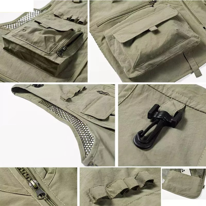 Mesh Cargo Arbejdsvest uden Ærmer